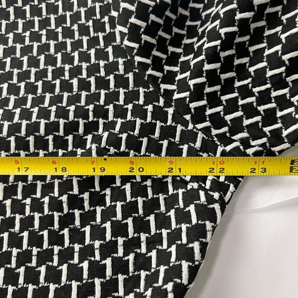 Maurices Midi Dress XXL Black & White Work Dress Flattering Pockets (1555) - Picture 8 of 12